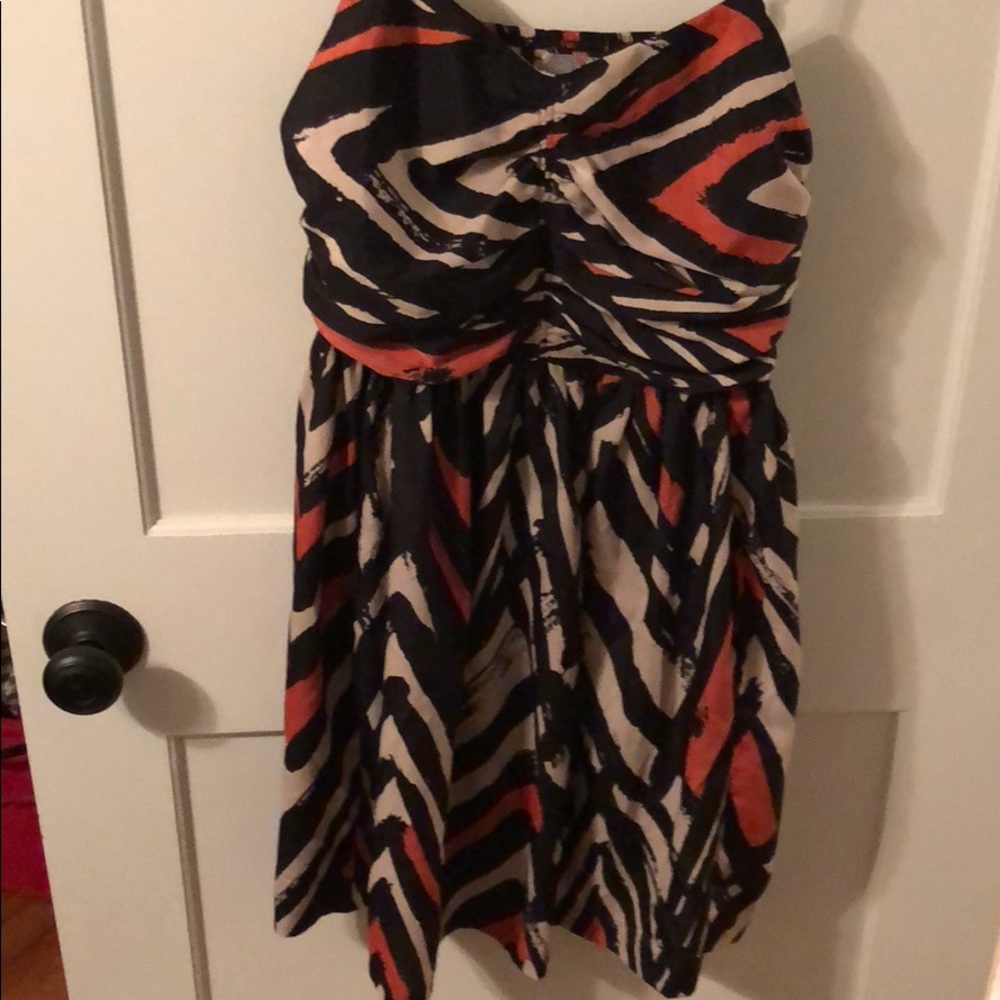 Ecote Black and Orange Dress